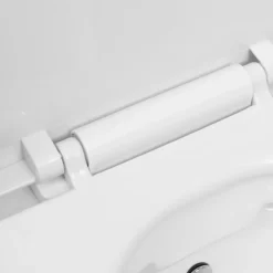 vidaXL Fontanería-Inodoro WC de pared sin bordes cisterna oculta cerámica
