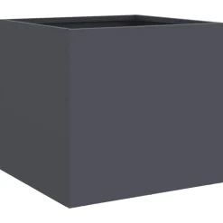 vidaXL Jardinera acero gris antracita 32x30x29 cm Acero/Antracita Clearance