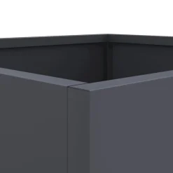 vidaXL Jardinera acero gris antracita 32x30x29 cm Acero/Antracita Clearance