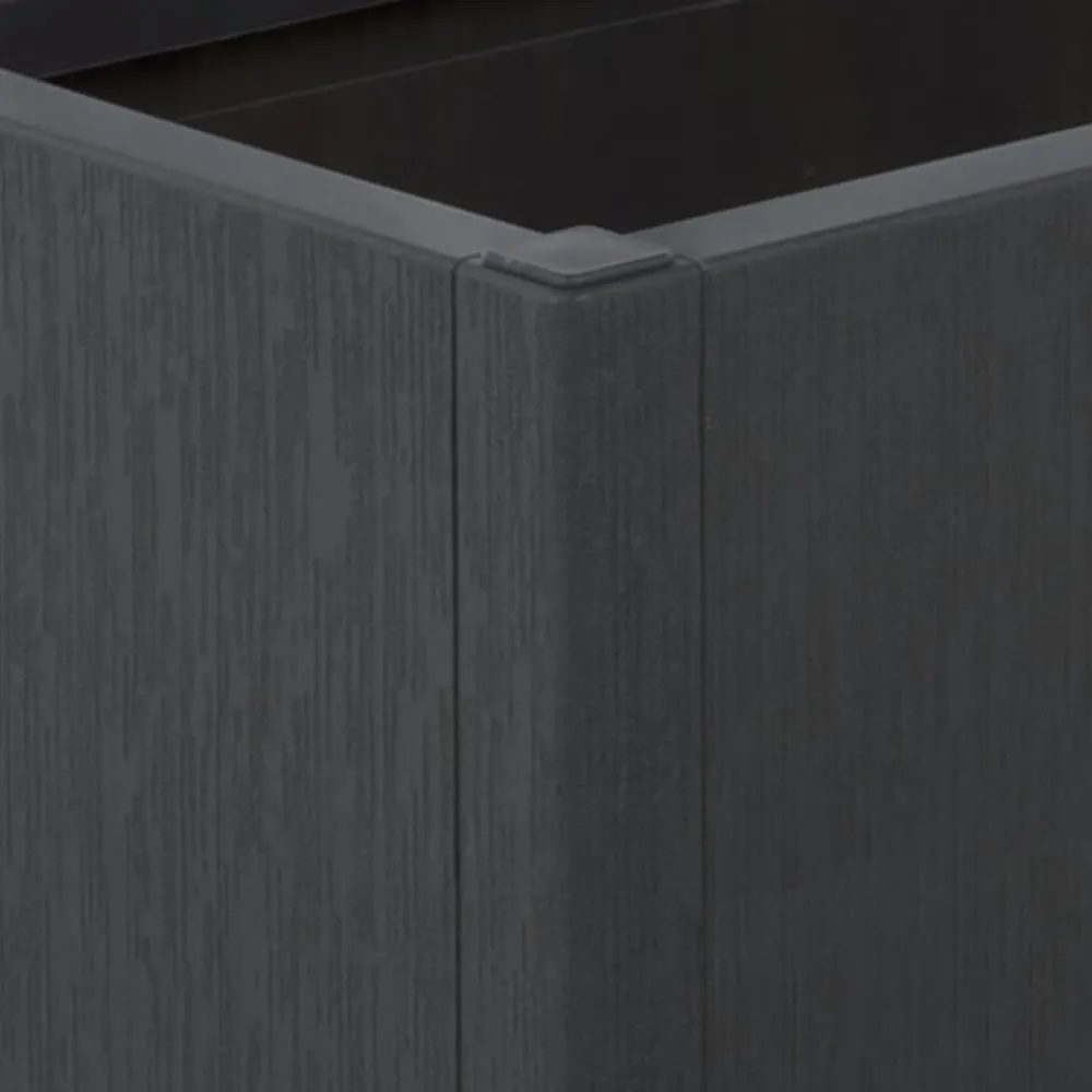 vidaXL Jardinera con enrejado PP 80x36x140 cm Gris oscuro Sale