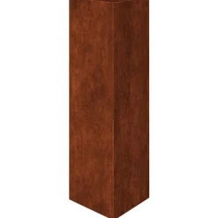 vidaXL Jardinera de acero corten 30x26x75 cm Acero oxidado/Marr&oacute;n New