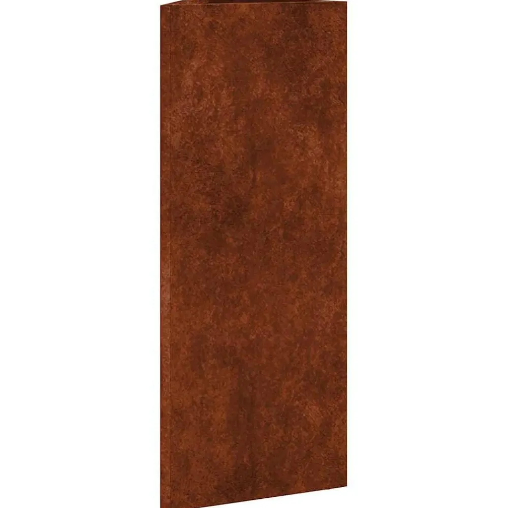 vidaXL Jardinera de acero corten 30x26x75 cm Acero oxidado/Marrón New