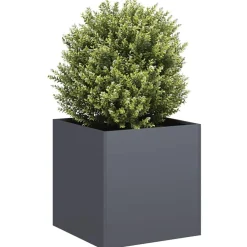 vidaXL Jardín-Jardinera de acero laminado en frío 40x40x40 cm