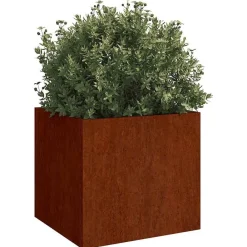 vidaXL Jardinera de acero corten 32x30x29 cm Acero oxidado/Marrón Hot
