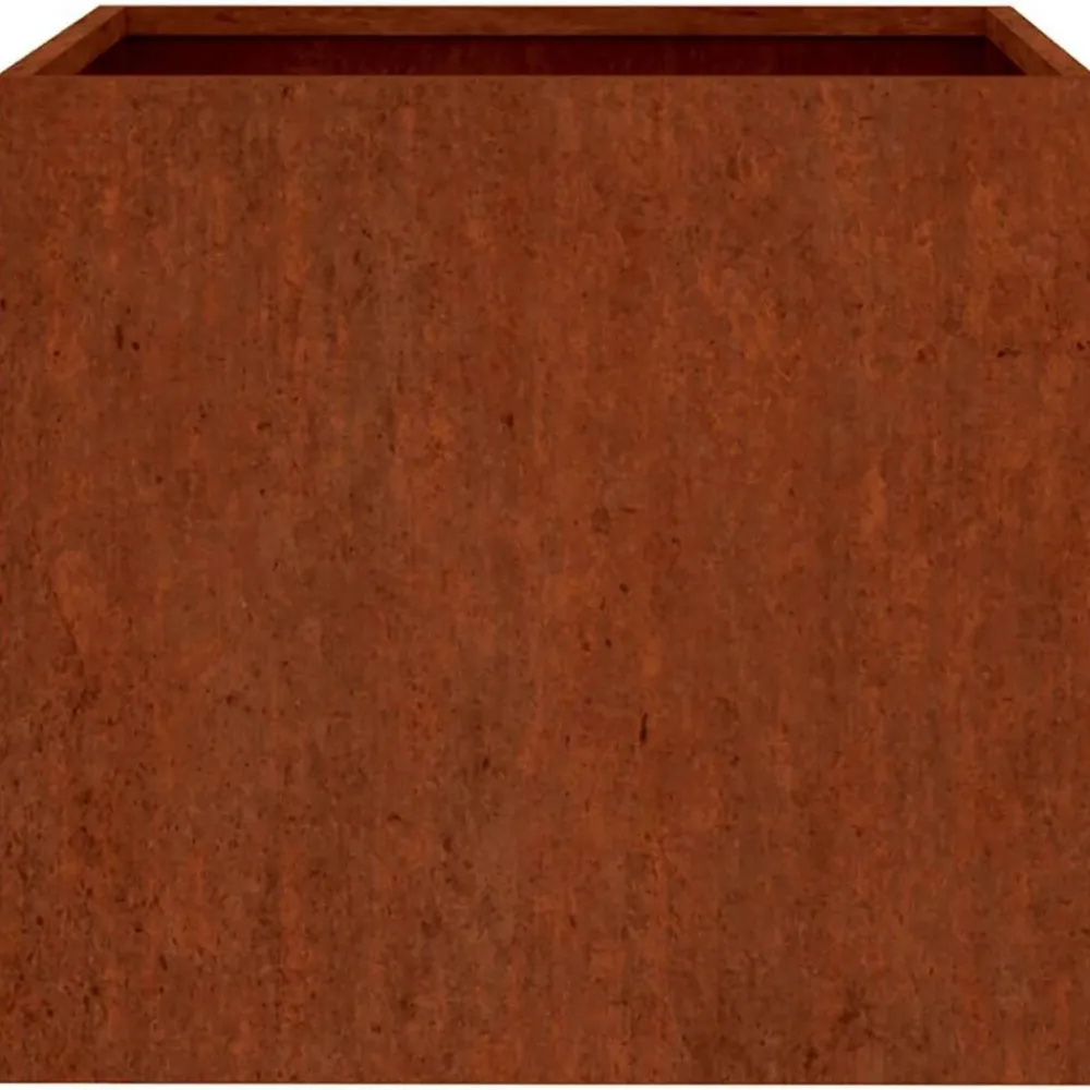 vidaXL Jardinera de acero corten 32x30x29 cm Acero oxidado/Marrón Hot