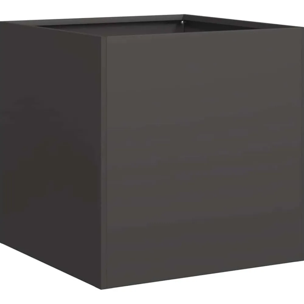 vidaXL Jardín-Jardinera de acero laminado en frío 40x40x40 cm