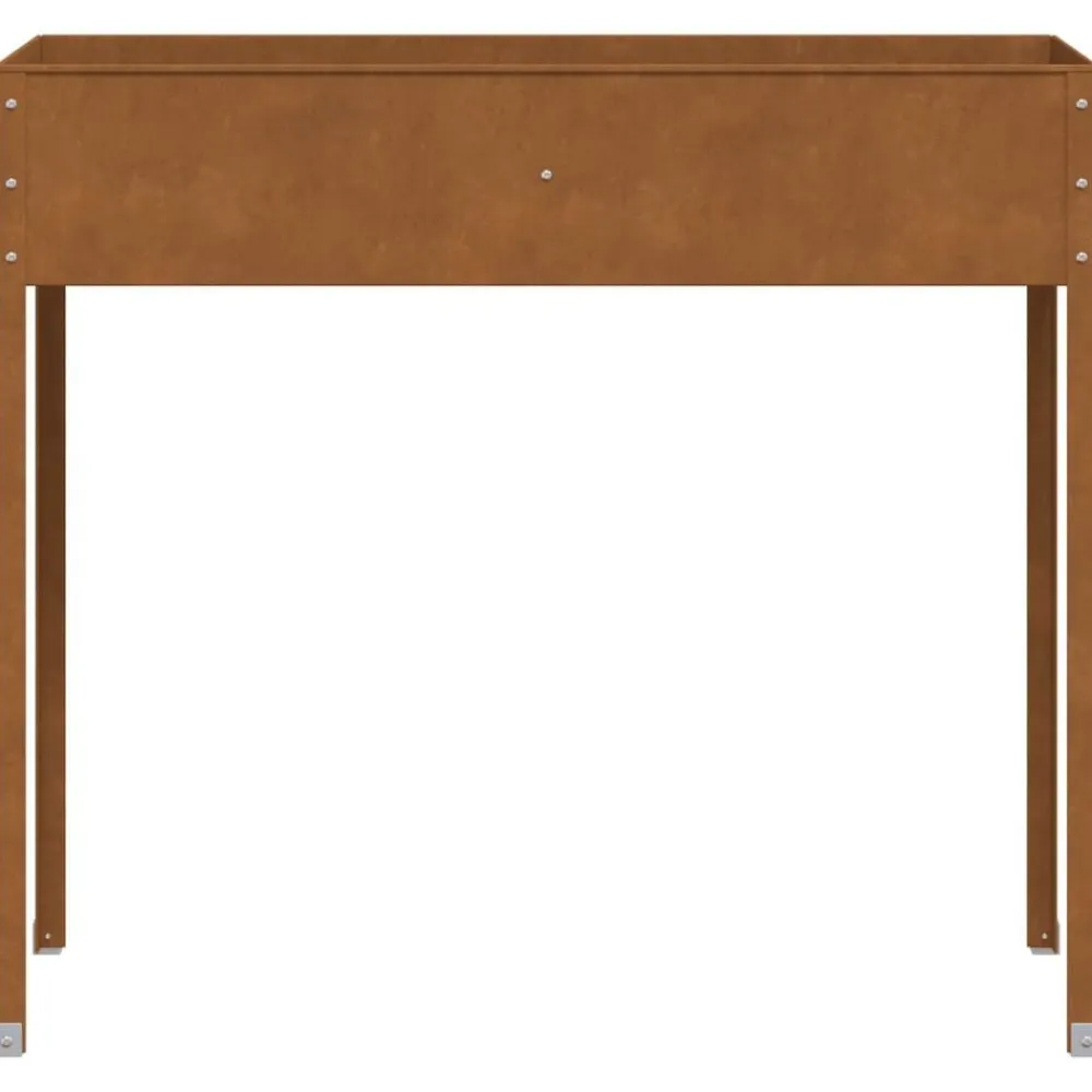 vidaXL Jardinera de acero oxidado 100,5x40,5x90 cm Online