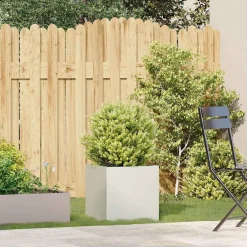 vidaXL Jardín-Jardinera de acero laminado en frío 40x40x40 cm