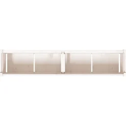 vidaXL Jardín-Jardinera de madera maciza de pino blanca 150x31x31 cm