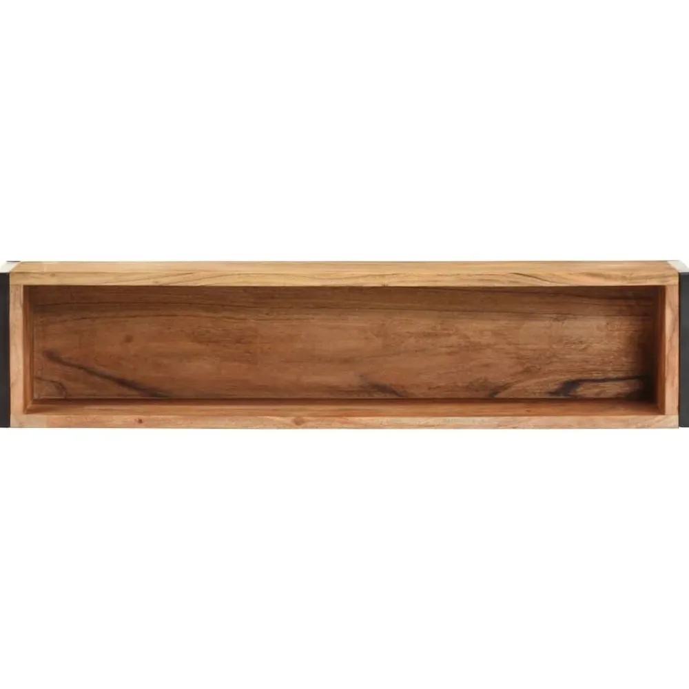 vidaXL Jardinera de madera maciza de acacia 90x20x68 cm Online
