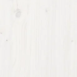 vidaXL Jardinera de madera maciza de pino blanca 40x40x23 cm Blanco Outlet