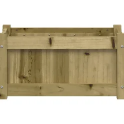 vidaXL Jardín-Jardinera de madera de pino impregnada 60x31x31 cm