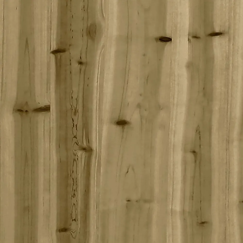 vidaXL Jardinera de madera de pino impregnada 150x31x31 cm Impregnado natural Discount