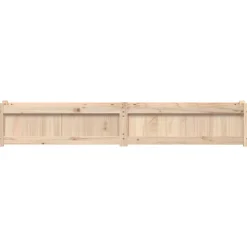 vidaXL Jardinera de madera maciza de pino 180x31x31 cm Pino natural Outlet