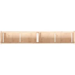vidaXL Jardinera de madera maciza de pino 180x31x31 cm Pino natural Outlet