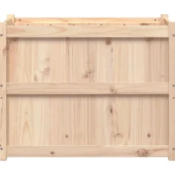 vidaXL Jardinera de madera maciza de pino 90x50x70 cm Pino natural Online