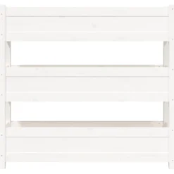 vidaXL Jardín-Jardinera de madera maciza de pino 112x25x104,5 cm