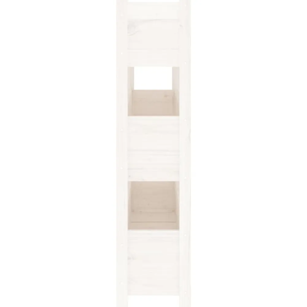 vidaXL Jardín-Jardinera de madera maciza de pino 112x25x104,5 cm