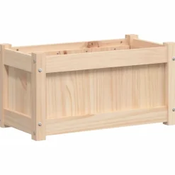 vidaXL Jardín-Jardinera de madera maciza de pino 60x31x31 cm
