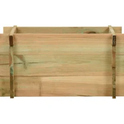 vidaXL Jardín-Jardinera de verduras madera pino impregnada 40 cm