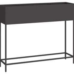vidaXL Jardinera Elevada 100 x 26 x 82 cm Acero Negro Best