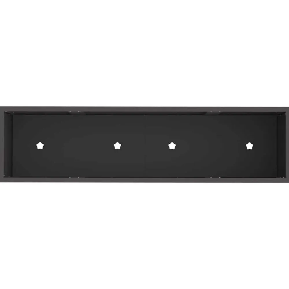 vidaXL Jardinera Elevada 100 x 26 x 82 cm Acero Negro Best