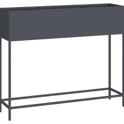 vidaXL Jardín-Jardinera Elevada 100 x 26 x 82 cm Acero
