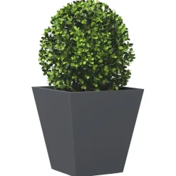 vidaXL Jardín-Jardinera hexagonal acero antracita 30x30x30 cm