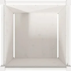 vidaXL Jardín-Jardinera madera maciza de 60x60x60 cm