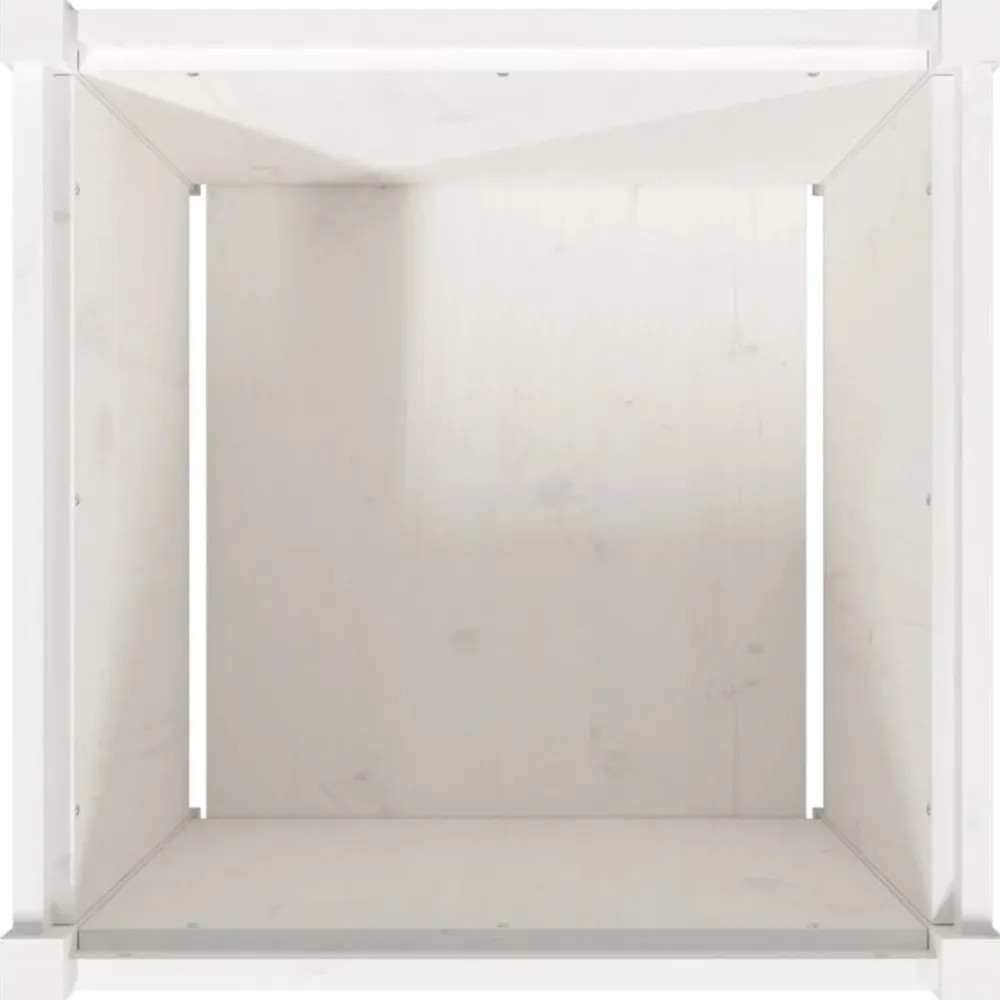 vidaXL Jardín-Jardinera madera maciza de 60x60x60 cm
