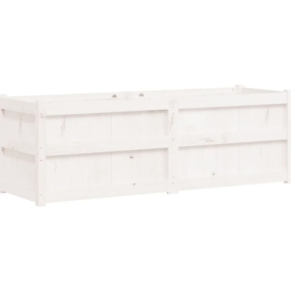 vidaXL Jardín-Jardinera madera maciza de 150x50x50 cm