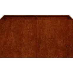 vidaXL Jardín-Jardinera oxidada 80x40x40 cm acero corten
