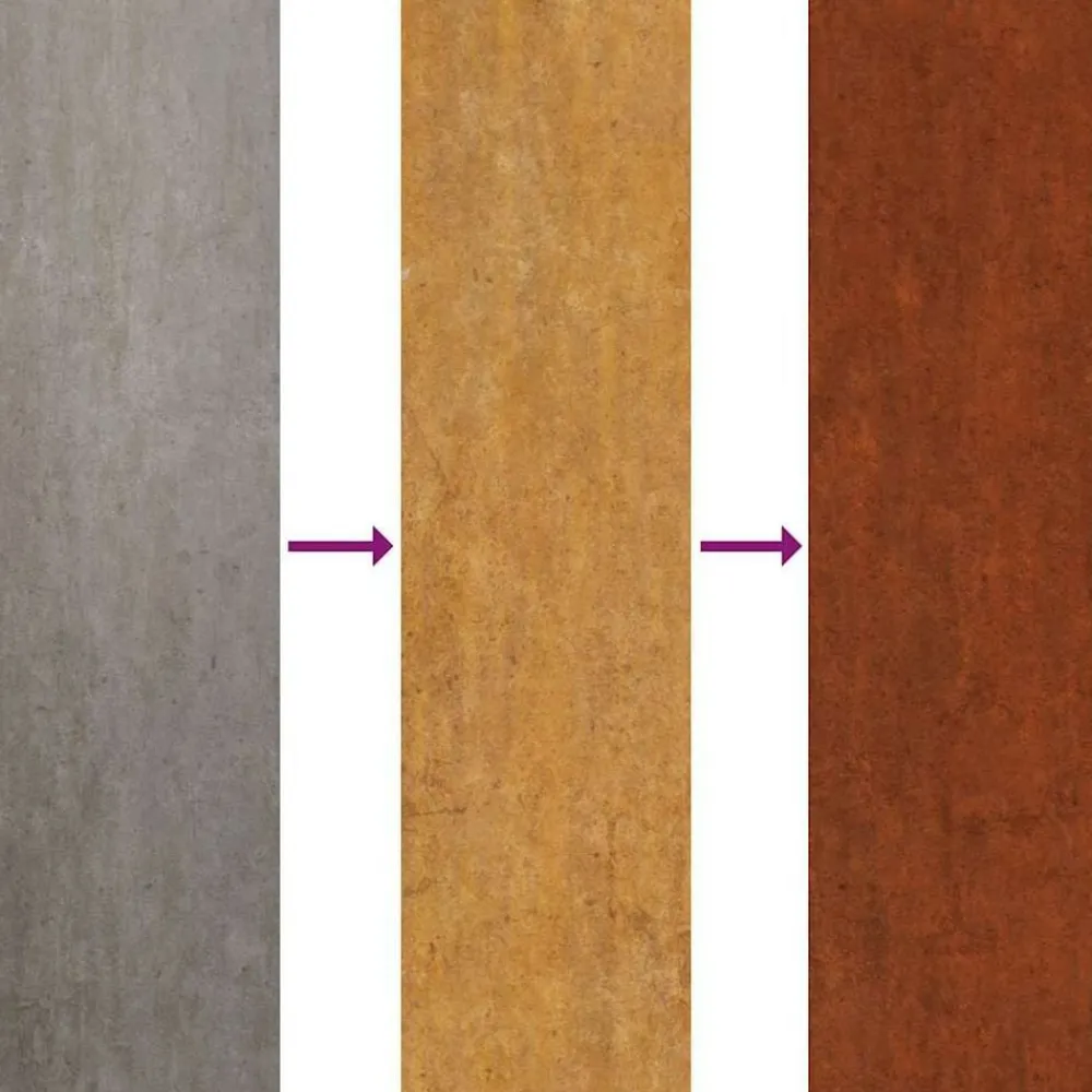 vidaXL Jardín-Jardinera oxidada 80x40x40 cm acero corten