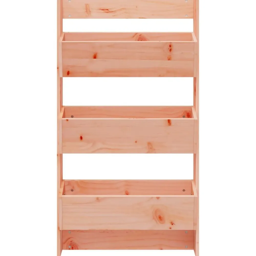 vidaXL Jardinera pared 3 niveles madera maciza Douglas 60x18,5x110 cm Douglas natural Hot