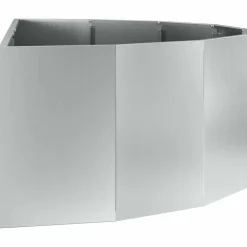 vidaXL Jardín-Jardinera Plateado 120 x 60 x 35 cm