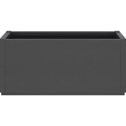 vidaXL Jardinera PP 80x36x35 cm Gris oscuro Hot