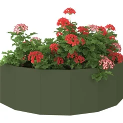 vidaXL Jardín-Jardinera 120 x 60 x 35 cm Acero