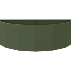 vidaXL Jardín-Jardinera 120 x 60 x 35 cm Acero