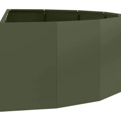 vidaXL Jardín-Jardinera 120 x 60 x 35 cm Acero