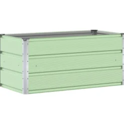 vidaXL Jardín-Jardinera 100 x 50 x 45 cm Acero Galvanizado