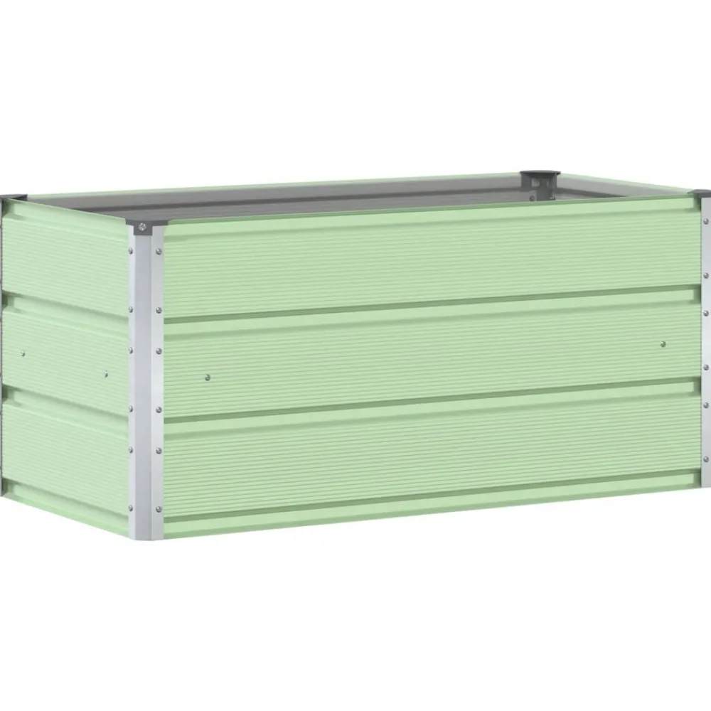 vidaXL Jardín-Jardinera 100 x 50 x 45 cm Acero Galvanizado