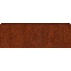 vidaXL Jardín-Jardineras de pared 2 uds acero corten oxidado 53x10x17 cm