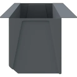 vidaXL Jardín-Jardineras para europalés 12 uds PP gris 36x13,5x9,5 cm
