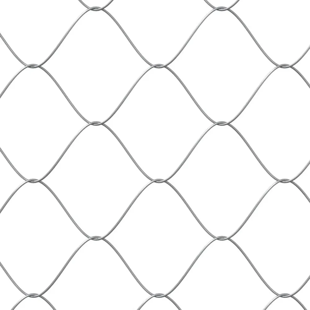 vidaXL Jaula de perros con puerta acero galvanizado gris 2x2x1,5 m Outlet