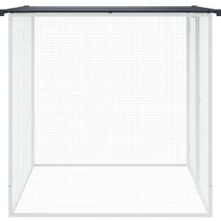 vidaXL Productos Para Mascotas-Jaula gallinas y toldo acero galvanizado 103x98x90 cm