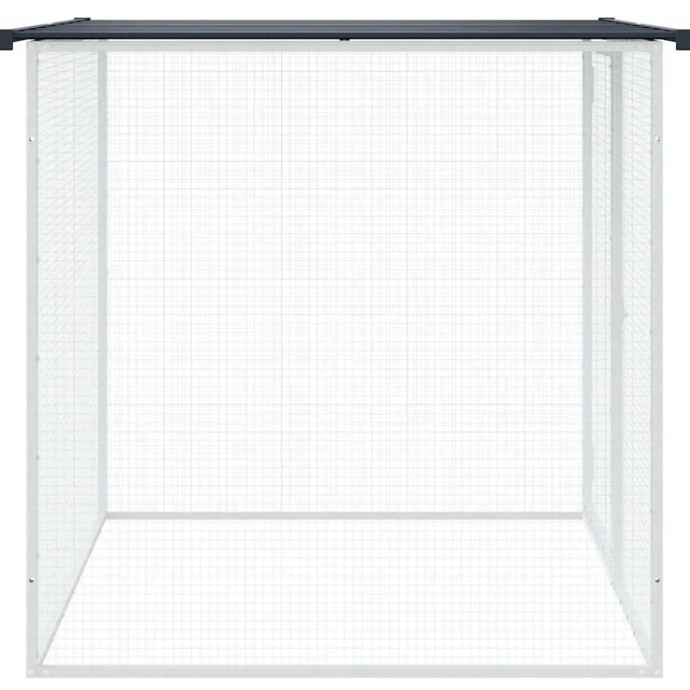 vidaXL Productos Para Mascotas-Jaula gallinas y toldo acero galvanizado 103x98x90 cm