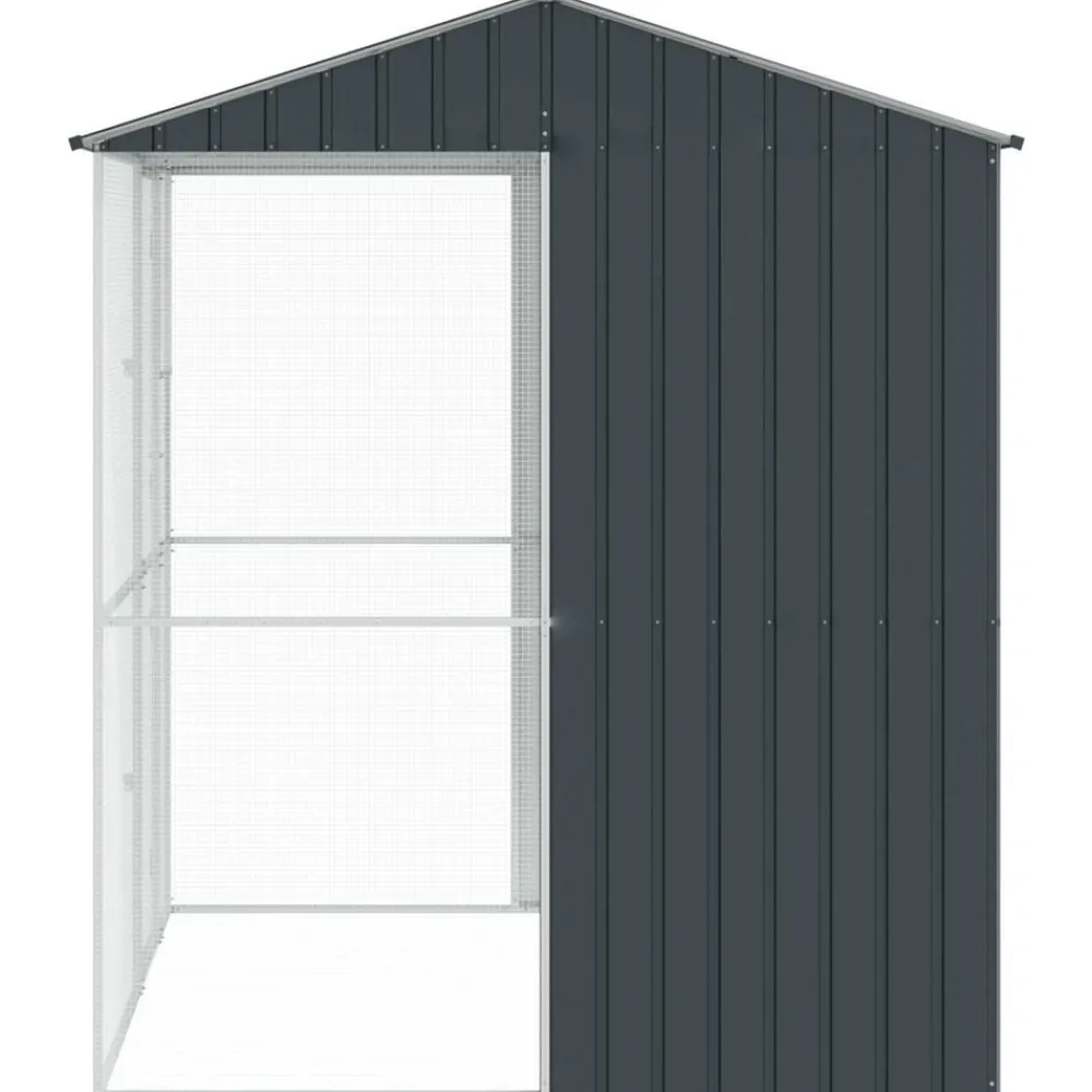 vidaXL Productos Para Mascotas-Jaula para Aves 215 x 210 x 247 cm Acero Galvanizado