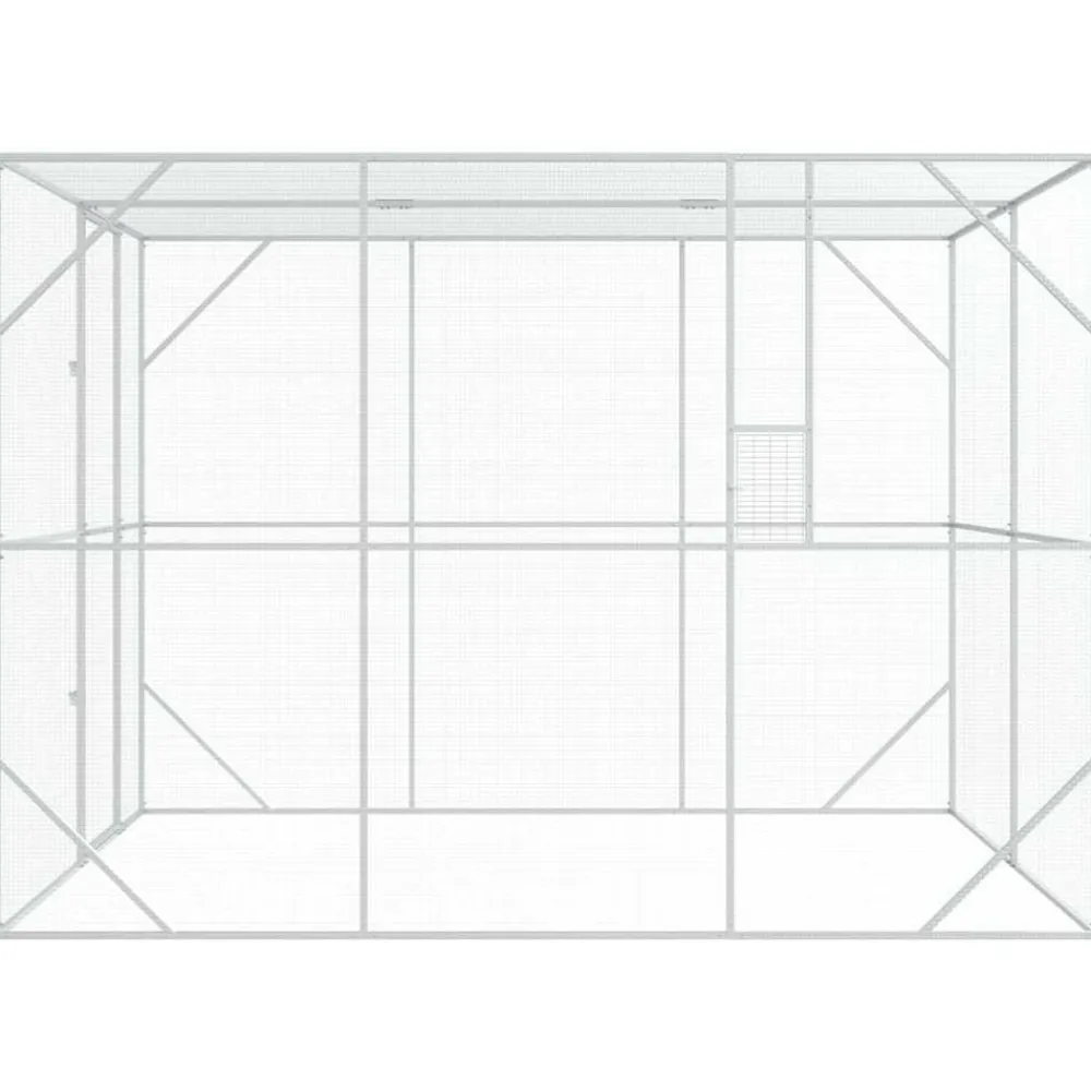 vidaXL Jaula para Aves Antracita 210 x 304 x 213 cm Acero Galvanizado Best