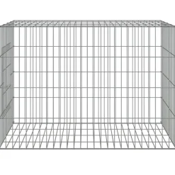 vidaXL Productos Para Mascotas-Jaula para conejos hierro galvanizado 78x54x54 cm