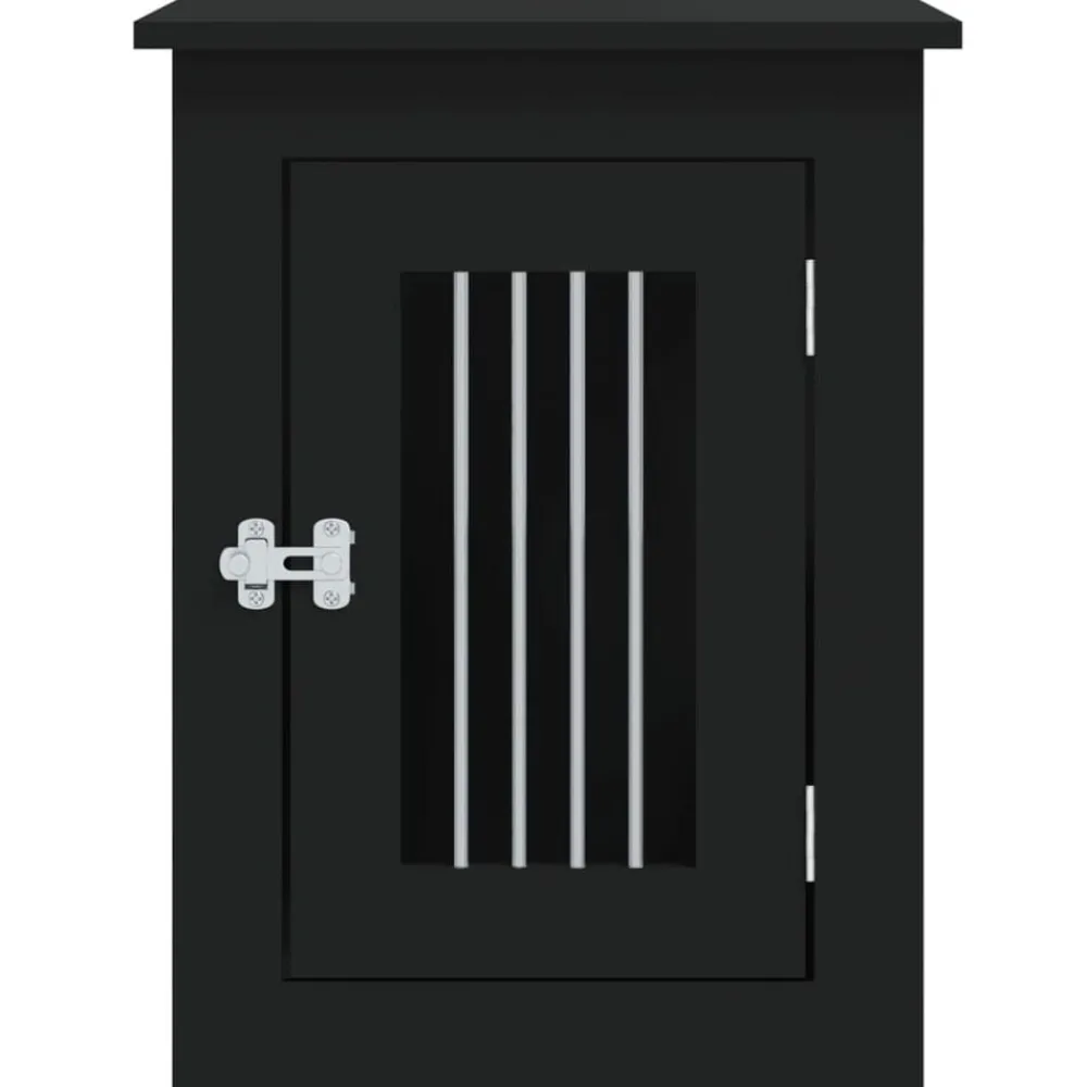 vidaXL Productos Para Mascotas-Jaula para perros madera de ingeniería 45x62x59 cm